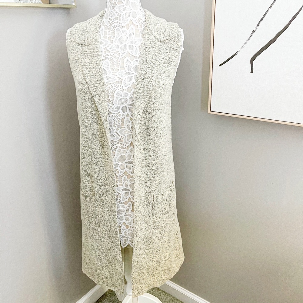 Tan Speckled Cardigan